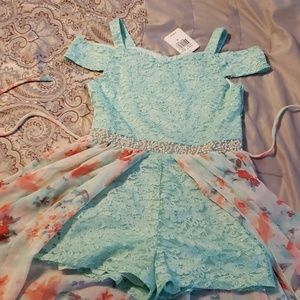 Girls Romper Maxi Speechless size 16 NWT